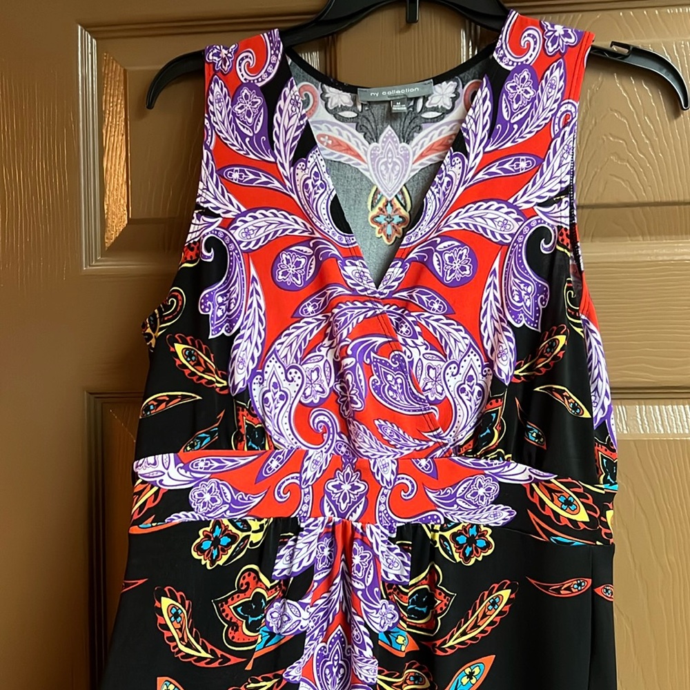 Maxi Dress! Bold Colors! Size Med. NY Collection